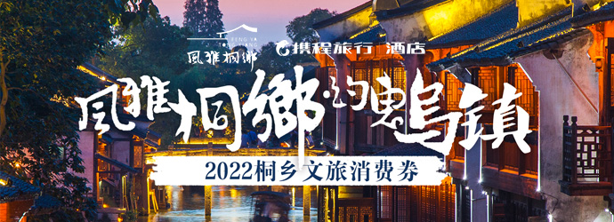 风雅桐乡 约惠乌镇 2022桐乡文旅消费券